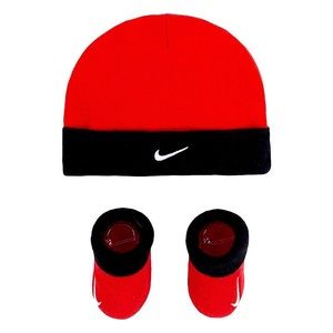 Nike Swoosh Booties and Beanie